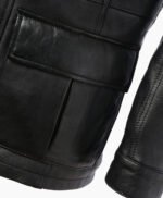 Men's Leather Coat Black Bellingham