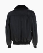 Men's Sheepskin Pilot Jacket Black Air Force