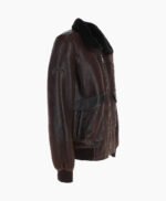 Men's Sheepskin Pilot Jacket Brown Air Force