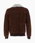 Men's Sheepskin Pilot Jacket Buff Brown Air Force
