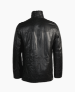 Men's Lambskin and Sheepskin Coat Black Tucson