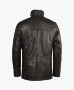 Men's Lambskin and Sheepskin Coat Brown Tucson