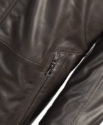 Men's Lambskin and Sheepskin Coat Brown Tucson