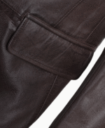 Men's Leather Blazer Brown Boston