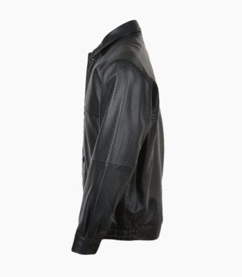 Men's Leather Jacket Black Fresno