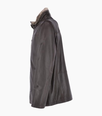 Men's Leather Jacket Brown Sacramento