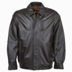 Men's Leather Jacket Oxblood Fresno