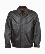 Men's Leather Jacket Oxblood Fresno