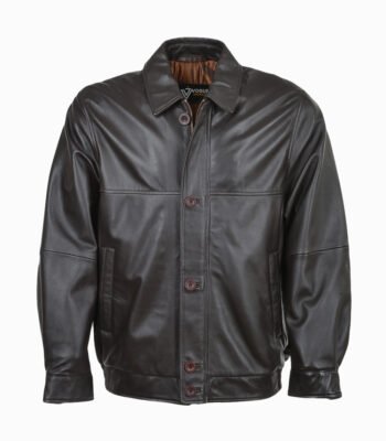 Men's Leather Jacket Oxblood Fresno