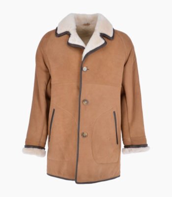 Men's Sheepskin Coat Biscuit Kansas