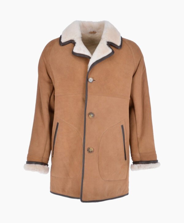 Men's Sheepskin Coat Biscuit Kansas