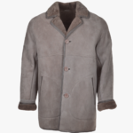 Men's Sheepskin Coat Gray Kansas