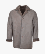 Men's Sheepskin Coat Gray Kansas