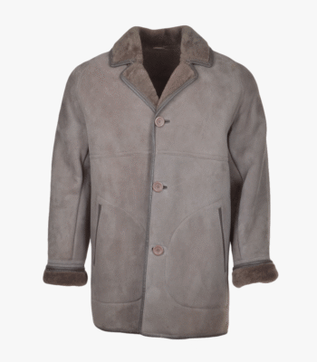 Men's Sheepskin Coat Gray Kansas