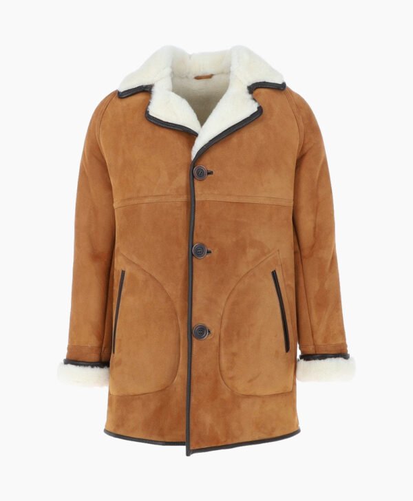 Men's Sheepskin Coat Tan Kansas