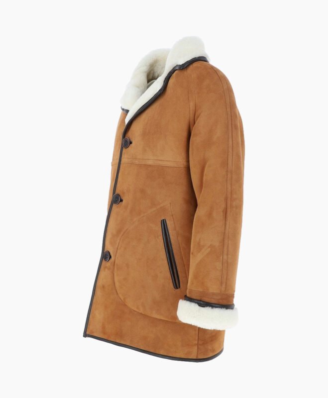 Men's Sheepskin Coat Tan Kansas