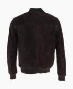 Men's Suede Bomber Jacket Brown Mesa