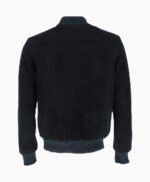 Men's Suede Bomber Jacket Navy Mesa