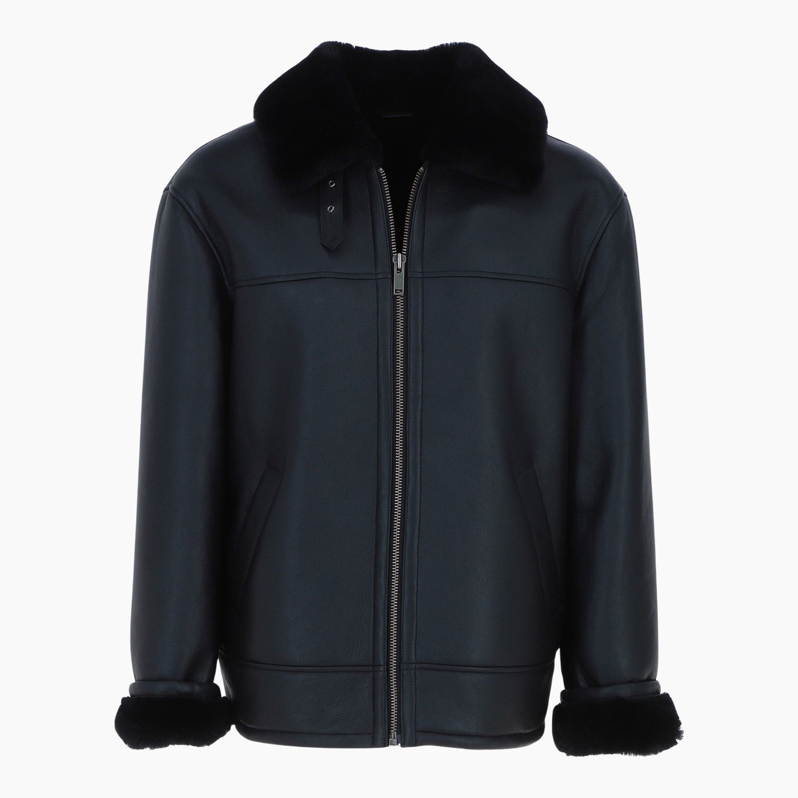 Men's Sheepskin Jacket Black Colorado Men's Sheepskin Jacket Black Colorado