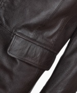 Men's Leather Blazer Brown Galesburg