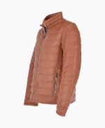 Men's Leather Jacket Brown Anaheim