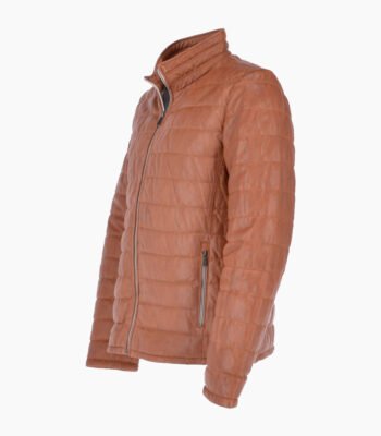 Men's Leather Jacket Brown Anaheim