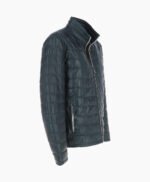 Men's Leather Jacket Navy Anaheim