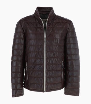 Men's Leather Jacket Oxblood Anaheim