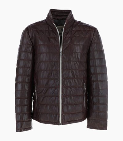Men's Leather Jacket Oxblood Anaheim