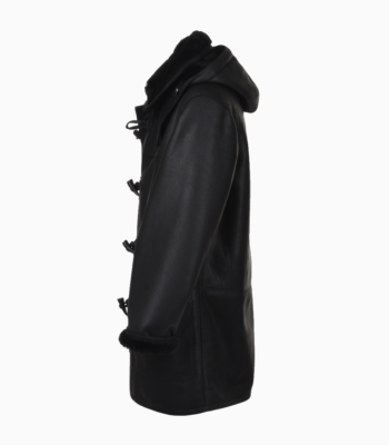 Men's Sheepskin Coat Black Aurora