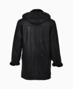 Men's Sheepskin Coat Black Aurora