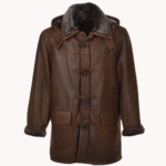 Sheepskin Coat Brown Aurora
