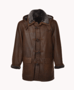 Sheepskin Coat Brown Aurora