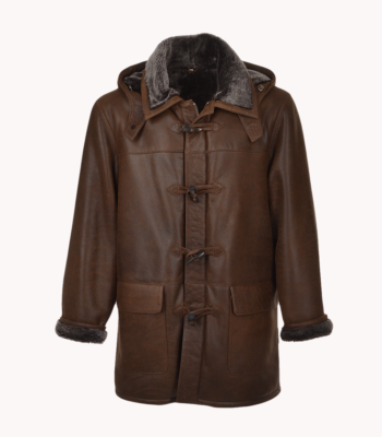 Sheepskin Coat Brown Aurora