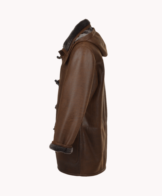 Sheepskin Coat Brown Aurora