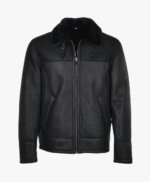 Men's Sheepskin Jacket Black Colorado