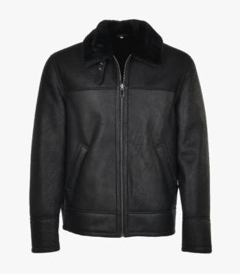 Men's Sheepskin Jacket Black Colorado