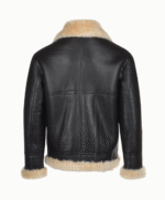 Men's Sheepskin Jacket Black Miami