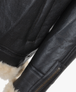 Men's Sheepskin Jacket Black Miami