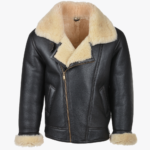 Men's Sheepskin Jacket Black Virginia