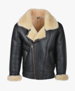 Men's Sheepskin Jacket Black Virginia