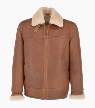 Men's Sheepskin Jacket Brown Colorado