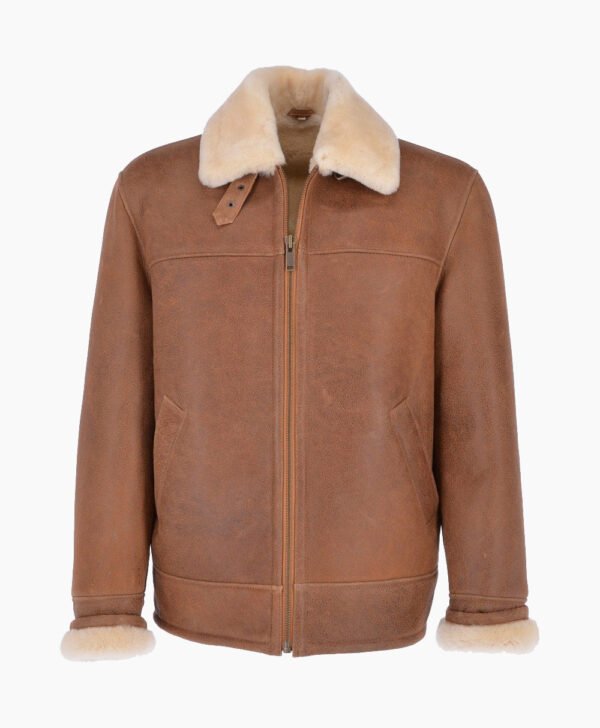 Men's Sheepskin Jacket Brown Colorado