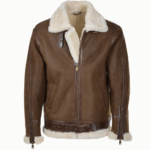 Men's Sheepskin Jacket Brown Miami