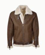 Men's Sheepskin Jacket Brown Miami