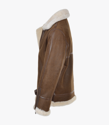 Men's Sheepskin Jacket Brown Miami