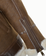 Men's Sheepskin Jacket Brown Miami
