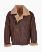 Men's Sheepskin Jacket Brown Virginia