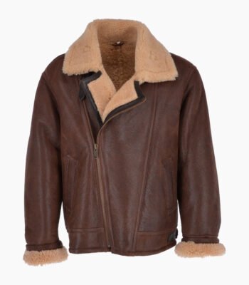 Men's Sheepskin Jacket Brown Virginia