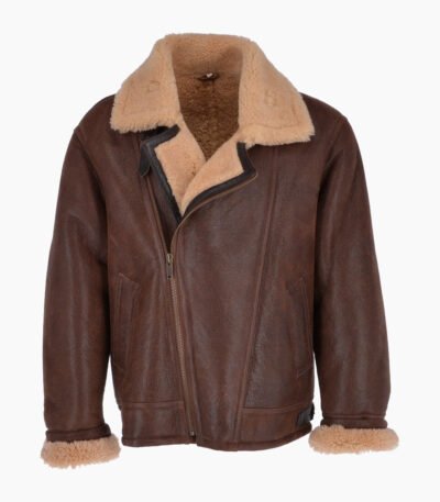 Men's Sheepskin Jacket Brown Virginia